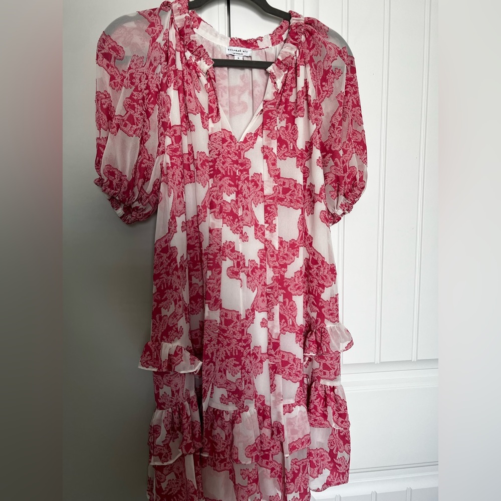 Boutique Pink Print Dress